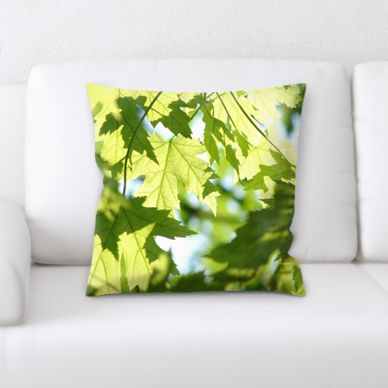Housse et insert de coussin carré Leaves