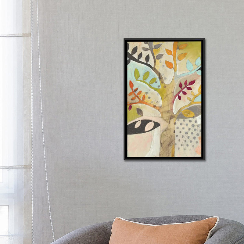 «Forest Spectrum II», impression sur toile, H 26 po x l 18 po x P 1,5 po, Toile encadrée noire, Pas de tapis