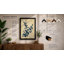 Indigo Study Botanical - Framed Print-766494511-766494508