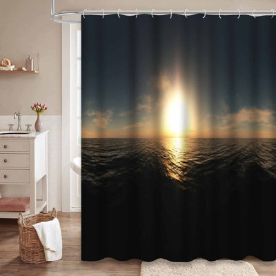 Océan coucher de soleil réalité marine eau de mer avion bleu foncé avec 12 crochets