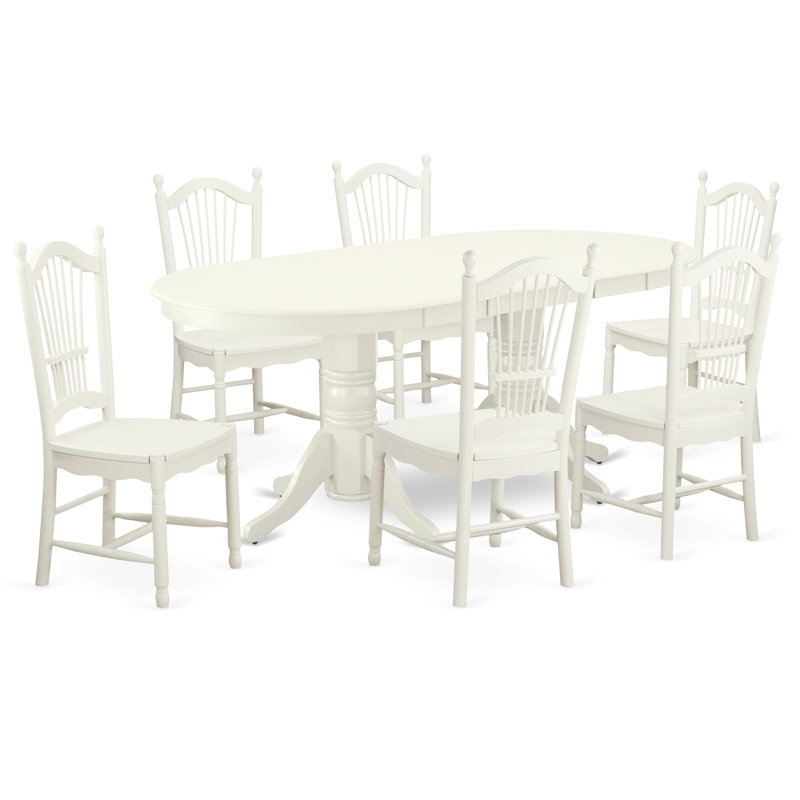Ensemble de table de salle à manger 7 pièces 7 pièces Modernes, 7