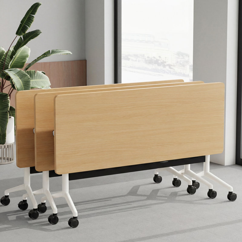 Ensemble de 3 tables gigognes mobiles Healy, Natural