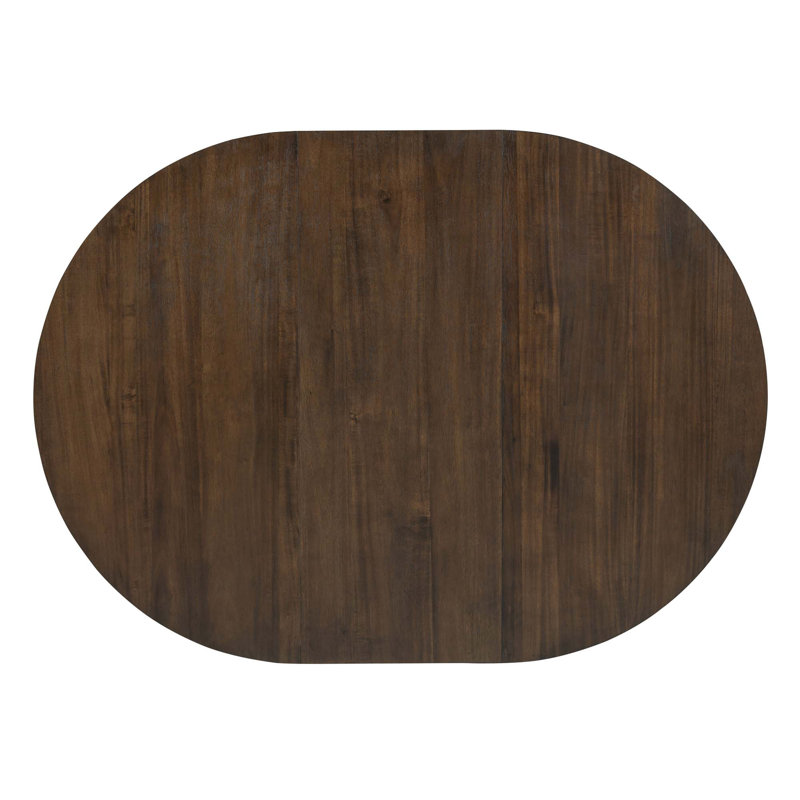 Abbra Round 58'' L Dining Set, Walnut