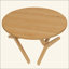 Table basse ronde 2 en 1 avec hauteur réglable, 16,5 po pour table basse, 29,5 po pour table basse, bois massif