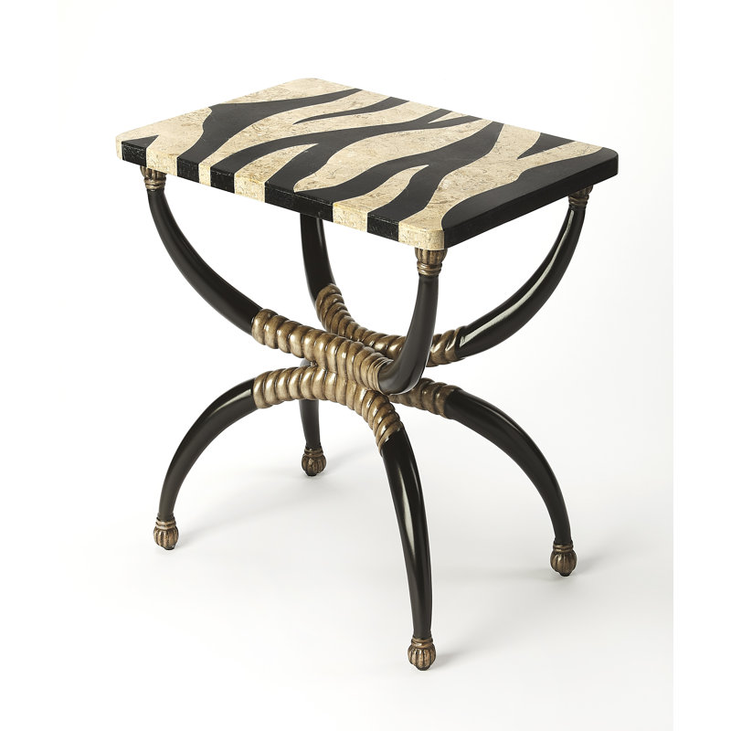 Burundi Rectangular Stone Side Table