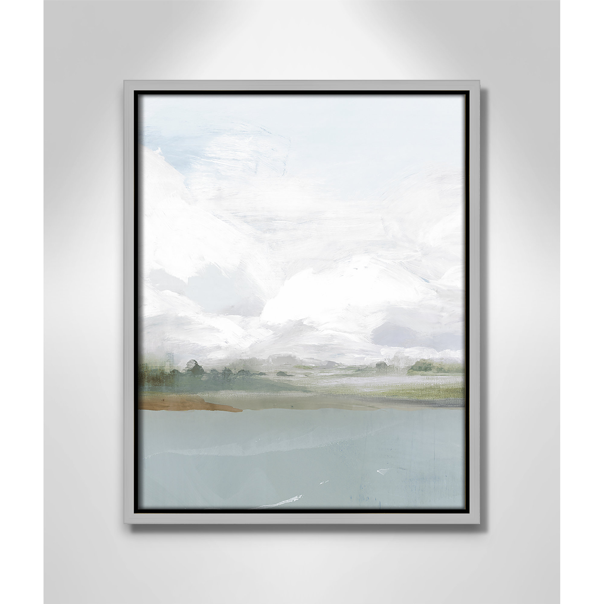All Shore, Silver, 15.5" H x 12.5" W