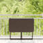 Folding Garden Table 90X51x75 Cm Poly Rattan-1585067373