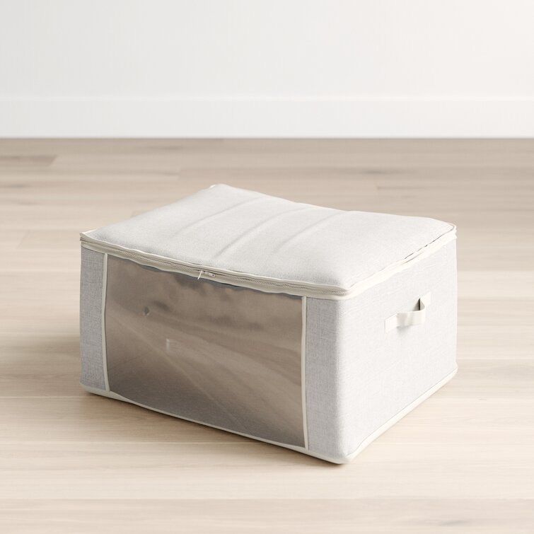 Clothing Storage Fabric Box Rebrilliant Color: Beige