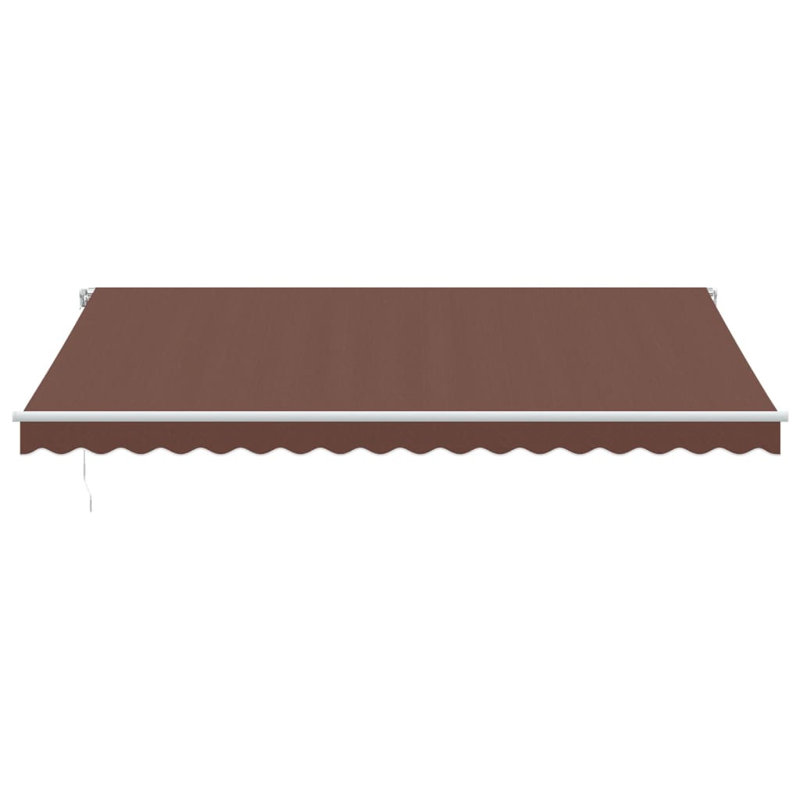 VidaXL 450cm W x 350cm D Polyester Cover Retractable Patio Awning