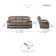 Hanhalyn 2-Piece Microfiber Manual Reclining Living Room Set