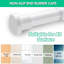 76cm Straight Tension Shower Curtain Pole & Hook Set-1589989226