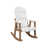 White Top/Antique Mahogany Base sélectionné