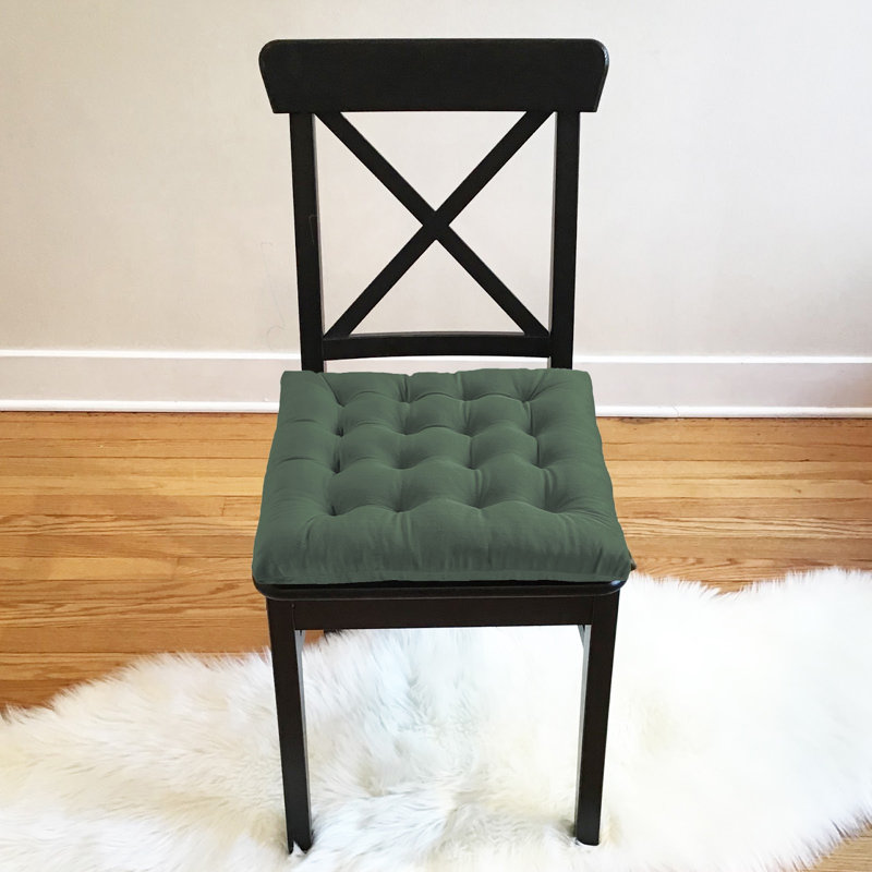 Coussin de siège d'intérieur, Vert olive