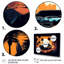 Lambo Fast Car Sunset - reproduction de cadre flottant sur toile-33958512-33958474
