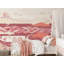 Papier peint paysage fantaisiste rose pastel Illustration de livre mural amovible-1520286141-1520286129