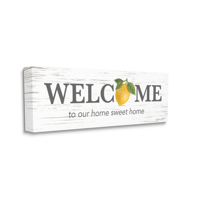 «Welcome Sweet Home Country Lemon» par Annie Lapoint - impression
