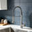 Topcraft Single Handle Single Hole Pull Down Kitchen Sink Faucet-69763889