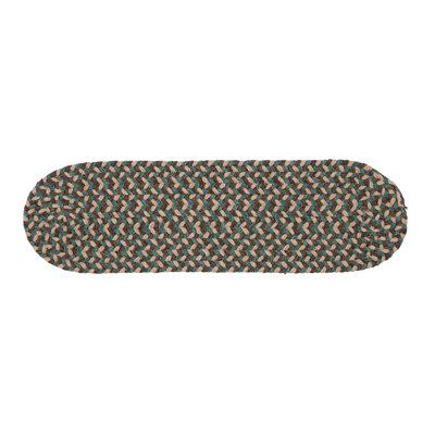 Tapis d'escalier en mélange de laine Lettie - Capeside Blue