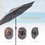 Parasol de marché rond 106,3 po Asyraf-645946042
