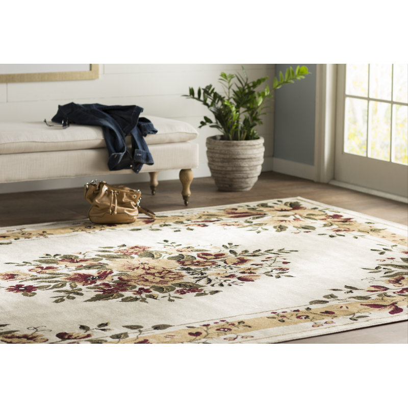 Tapis ivoire Gossard, Rectangle 3 pi 7 po x 5 pi 2 po