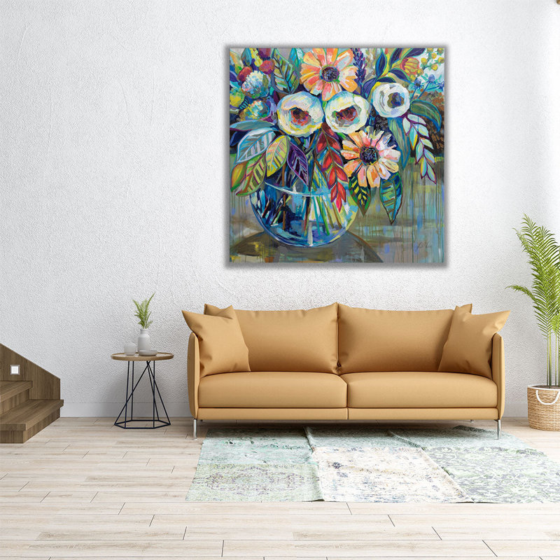 Joy - reproduction d'art sur toile, H 20 po x l 20 po