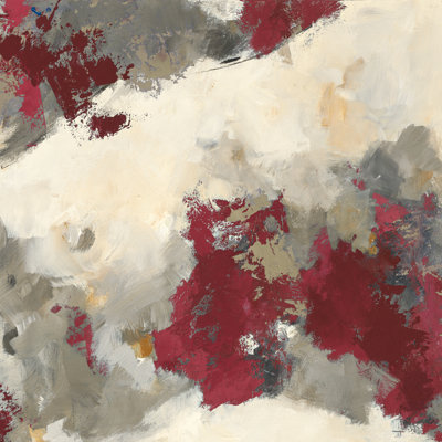 Syrah Grey Matter II Square - No Frame Painting on Canvas