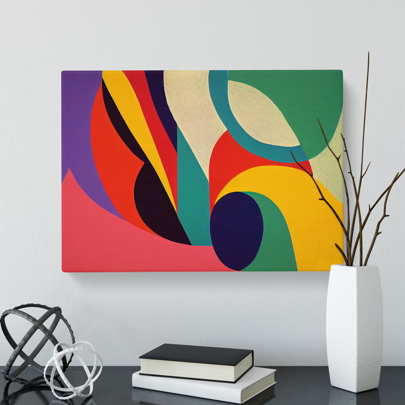 Ideal Abstract Art - Wrapped Canvas Painting, 35cm H x 50cm W x 3cm D