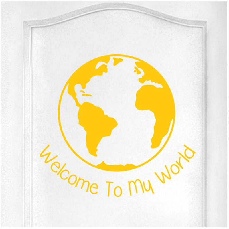 Wall Decal, Dark Yellow