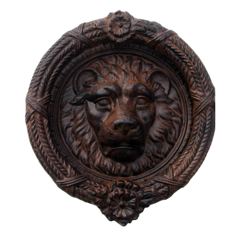 Cast Iron Lion's Head Door Knocker