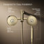 Ensemble de douche 2 en 1 Purist 2,5 gal / min-1329361291