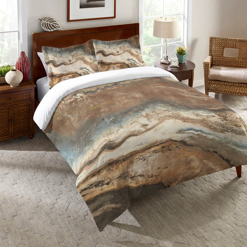 Lava Flow Machine Woven Duvet Cover, Twin Duvet Cover