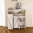Multifunctional Folding Dining Table with Wall-Mounted Sideboard