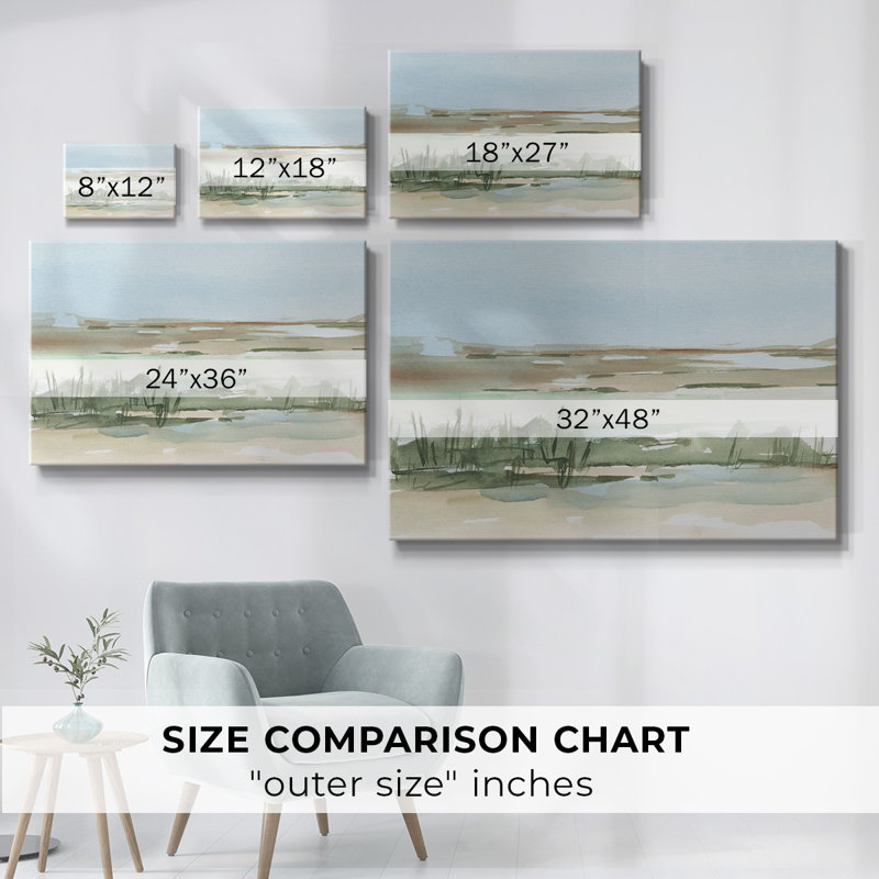 Toile tendue Peaceful Lowland I-Gallery, H 18 po x l 27 po