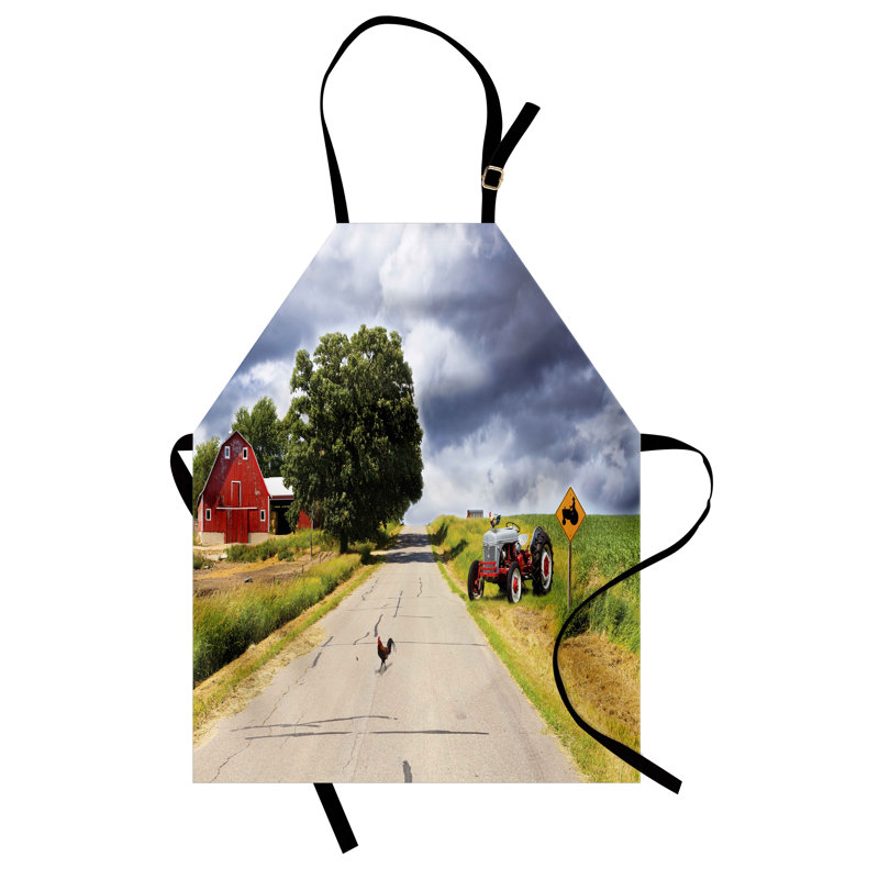 No Pattern Bib Apron