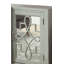 Armoire console au fini gris antique