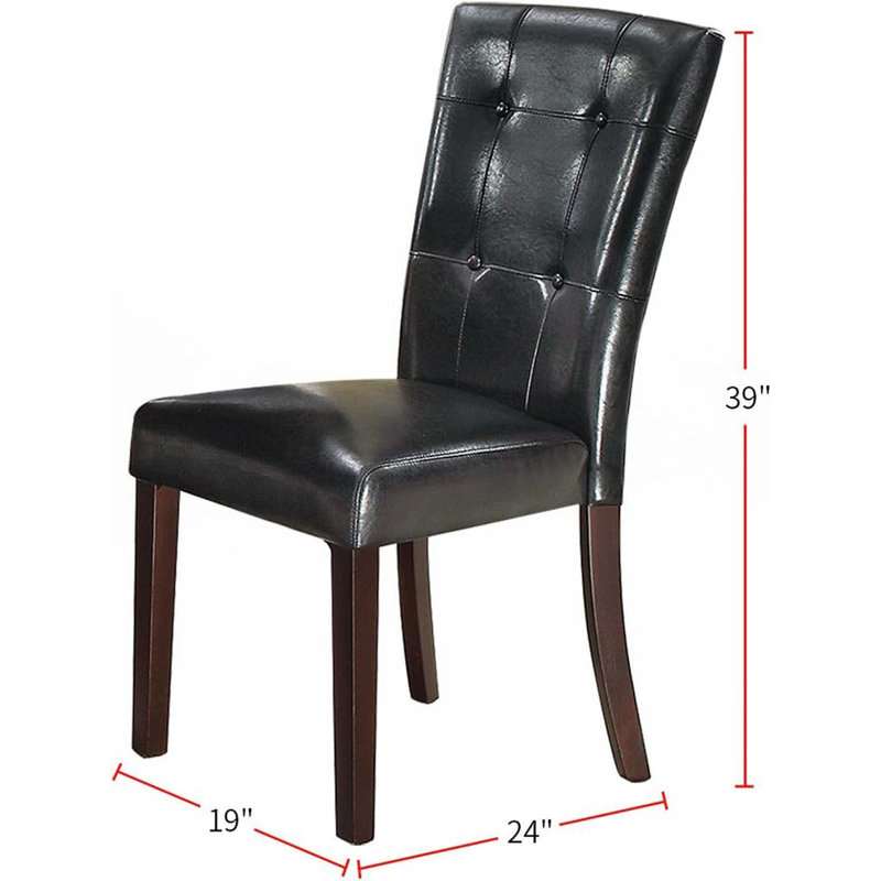 Ensemble de 2 chaises d'appoint Modern Parson
