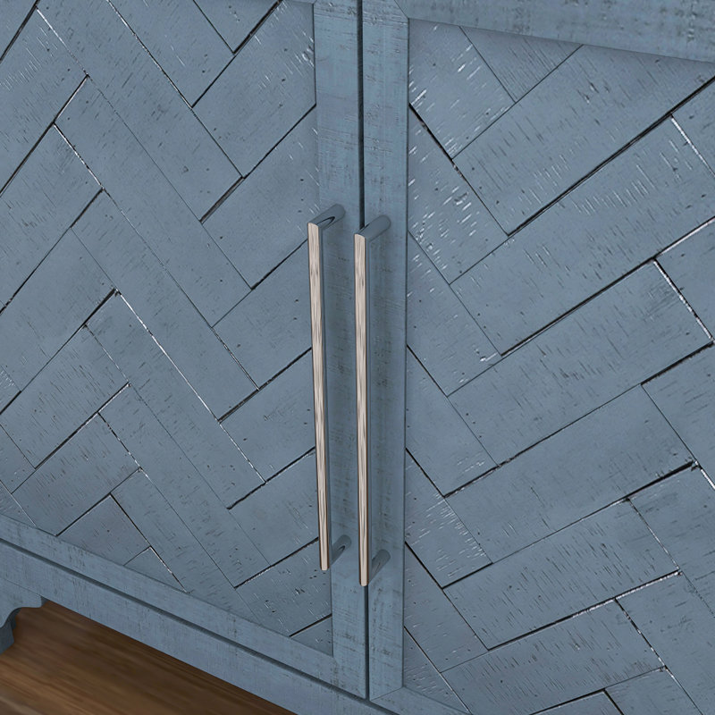 Designed Storage Cabinet Sideboard, Navy Blue