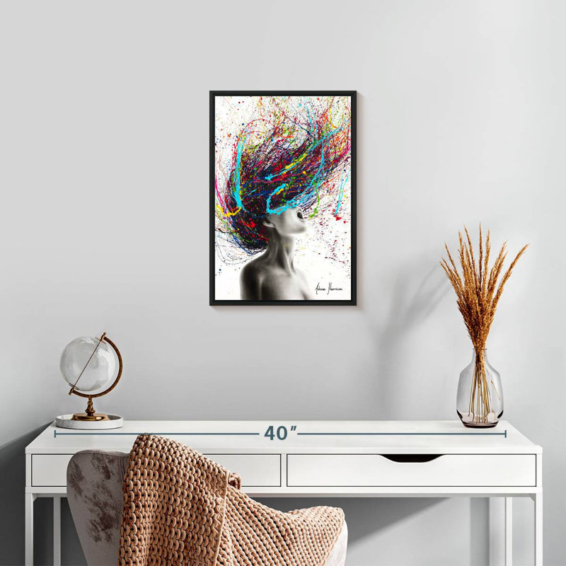 The Edge, 13 po x 19 po, Cadre flottant noir
