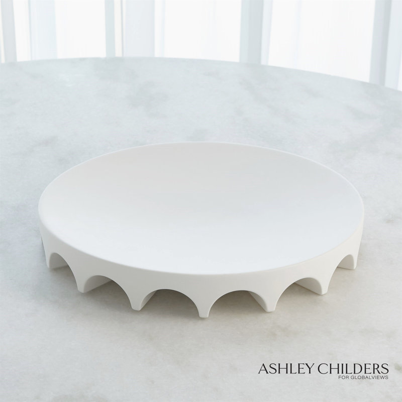 Arches Tabletop Pedestal, 2.50" H x 18.25" W x 18.25" D