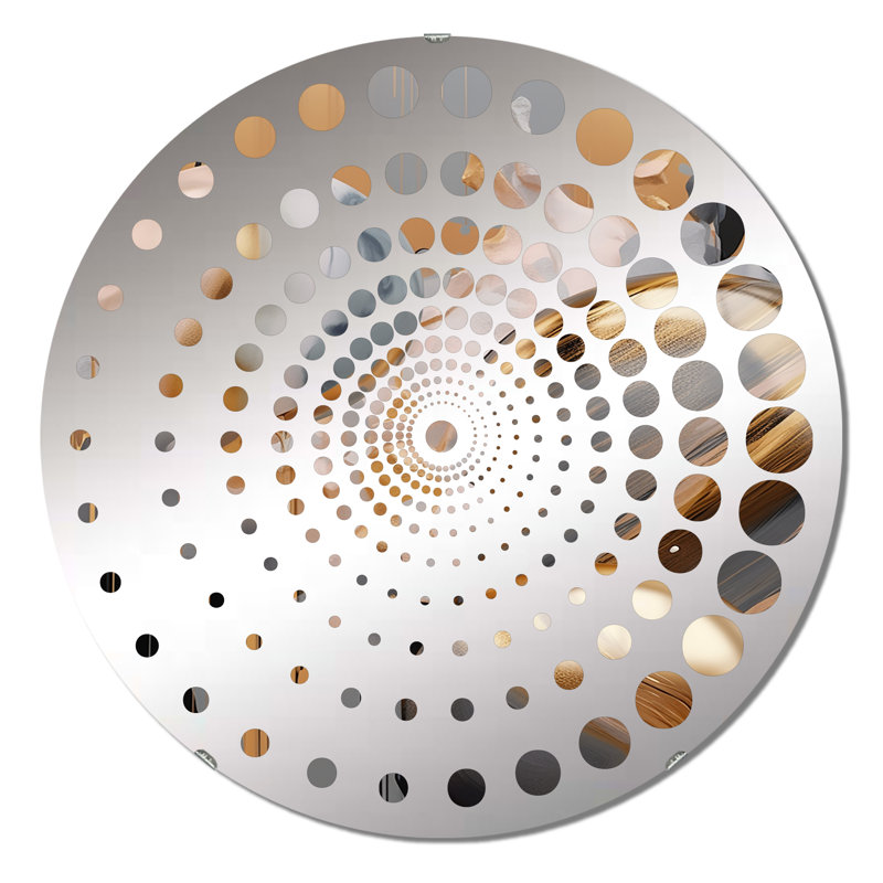 Miroir mural Spiral, 31,4 po x 31,4 po