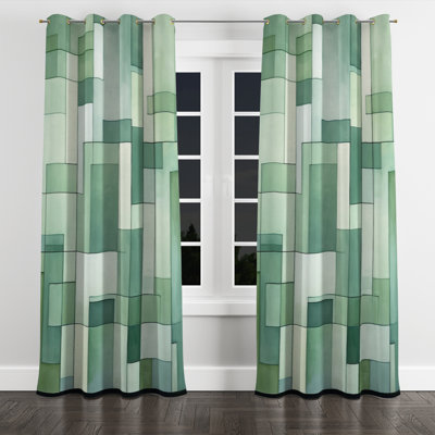 Anagnost - Modern Blackout Grommet Curtain - 1 panel