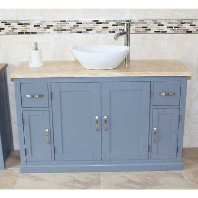 Bora 1230mm Single Bathroom Vanity with Vessel Ceramic Basin
