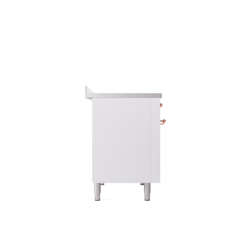 ILVE Nostalgie II 48 in Induction Range, White/Copper