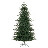 Vickerman 10' x 67" Colorado Blue Fir Artificial UnLit Christmas Tree with 4510 Realistic Blend of PE/PVC Tips, Metal Hinged Branches, Folding Metal Tree Stand