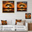 African Safari Tree Sunset Bliss - Art mural arbre-1471084167-1471084164