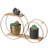 2 Piece Circle Pine Floating Shelf