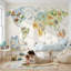 Papier peint carte du monde avec papier peint texturé pour enfants-1799097084-1799097087