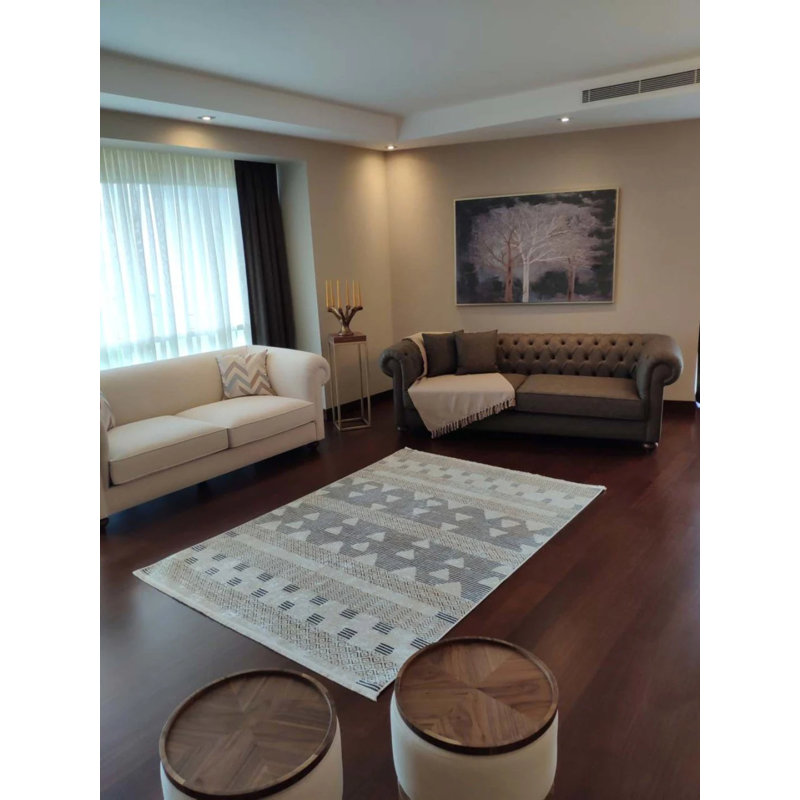 Tapis mathaï avec envers antidérapant, Tapis de couloir 2 pi 7 po x 11 pi 6 po