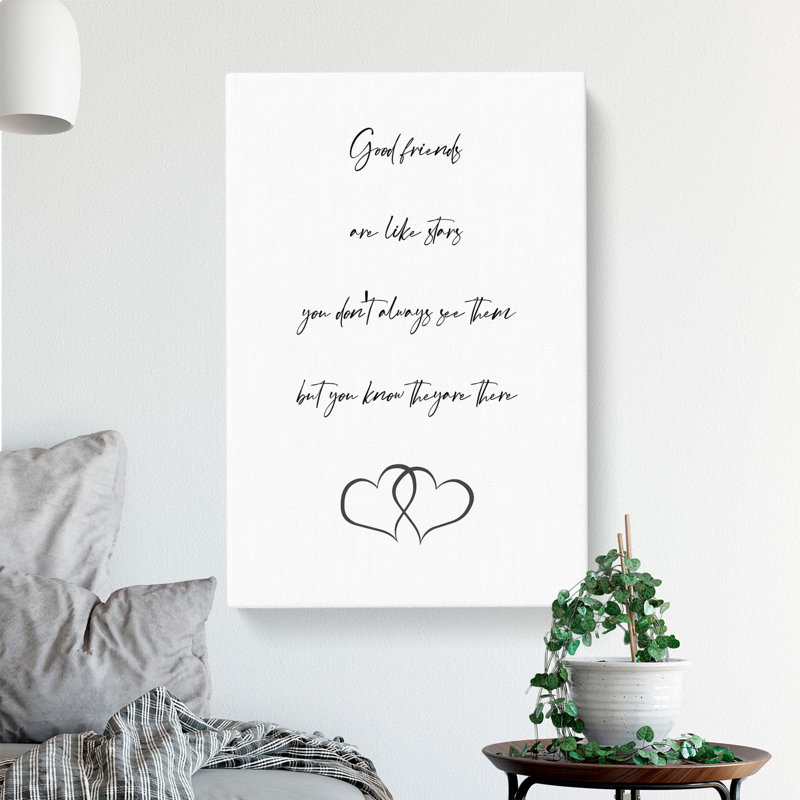 Good Friends - Wrapped Canvas, 60cm H x 40cm W x 3cm D