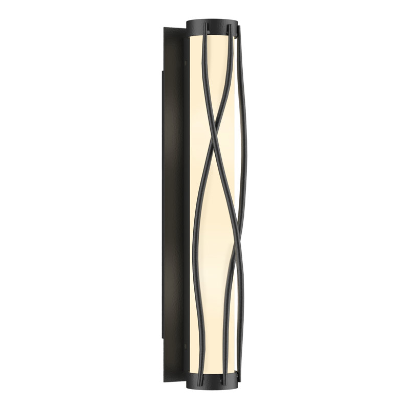 Twine 1 - Light Dimmable Flush Mounted Sconce, Black